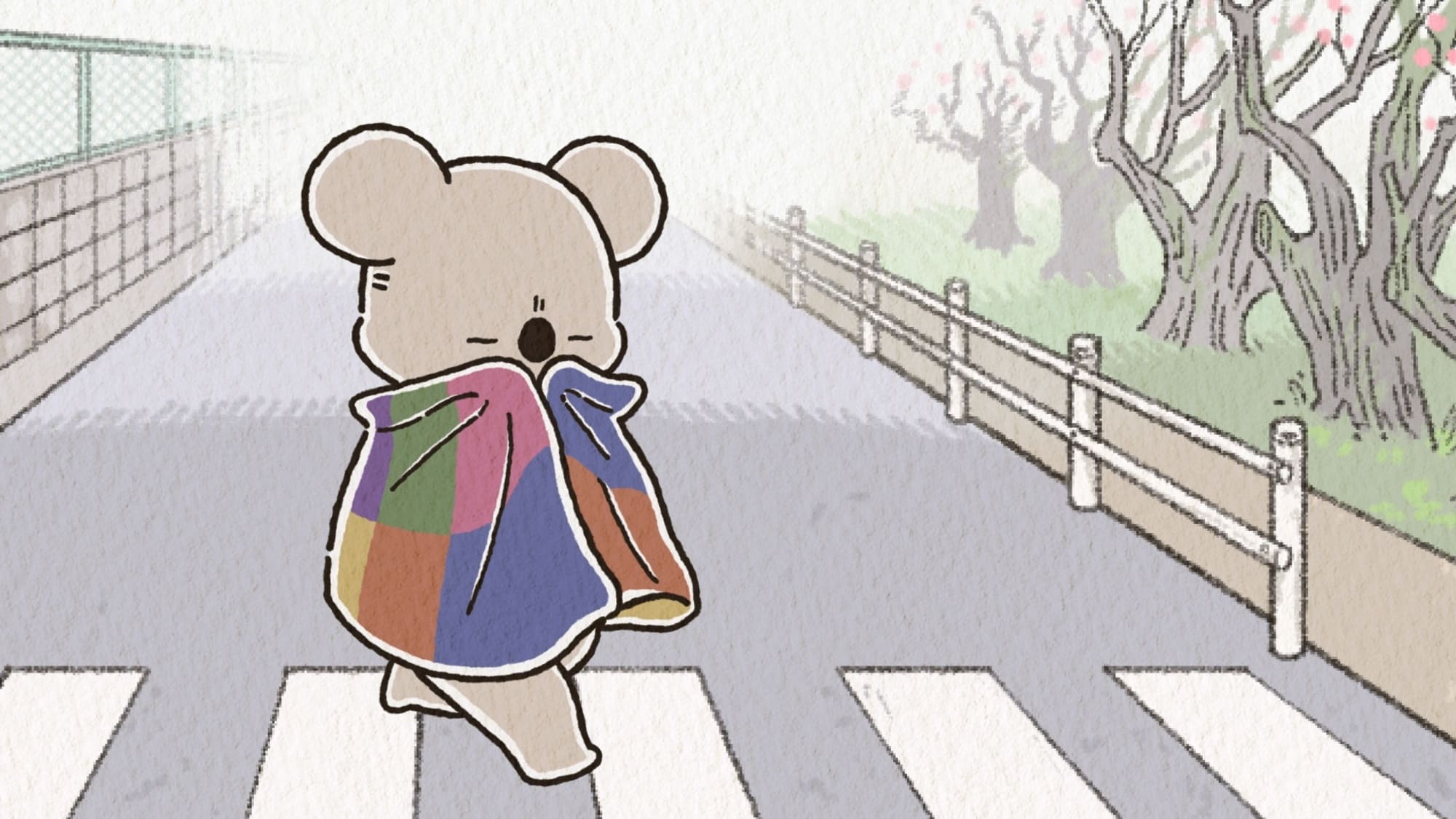 【第26話】コアラ絵日記 26話 春の訪れを感じるコアラ／新しい絵日記