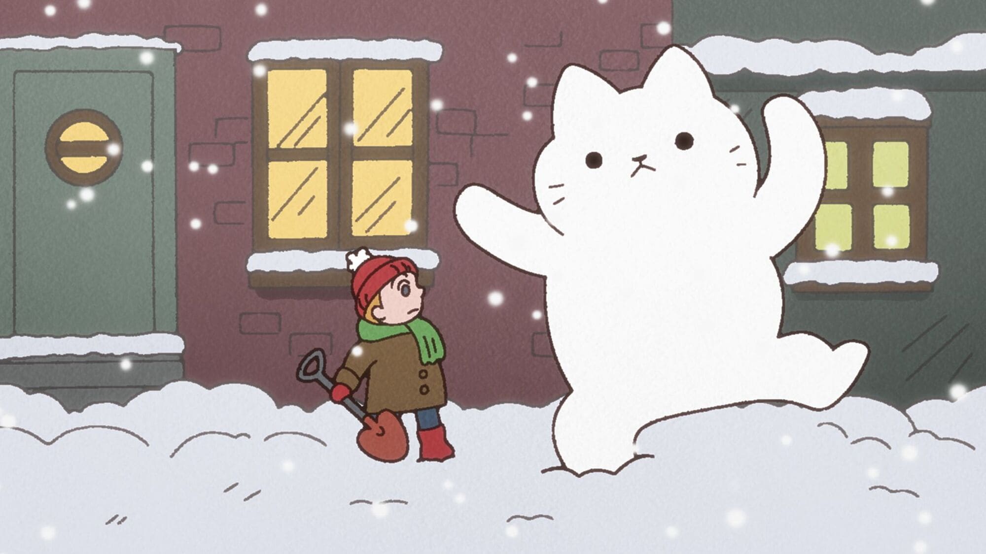 【第23話】うごく！ねこむかしばなし 23話 動くゆきだるまなねこ