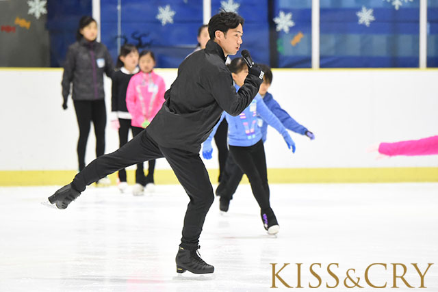 髙橋大輔選手と村元哉中選手が新潟でスケート教室を開催。髙橋選手「いいライバルがたくさん出てくれれば」