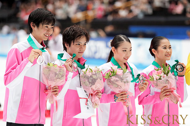 宇野昌磨選手、島田高志郎選手、紀平梨花選手、宮原知子選手が全力演技！ 「ジャパンオープン2019」でチームジャパンが2位に！