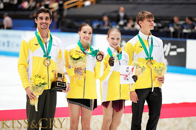 宇野昌磨選手、島田高志郎選手、紀平梨花選手、宮原知子選手が全力演技！ 「ジャパンオープン2019」でチームジャパンが2位に！