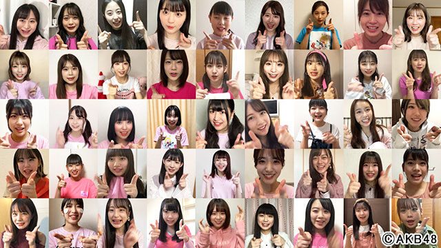 AKB48・チーム8もステイホーム！全メンバー45人が自撮りで作ったメッセージを公開