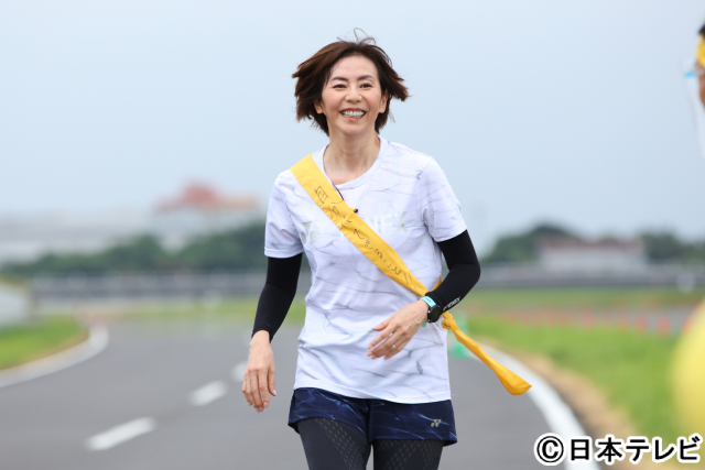 「24時間テレビ43」野口みずきが40kmを完走!!   2度目の挑戦の吉田沙保里へつなぐ！