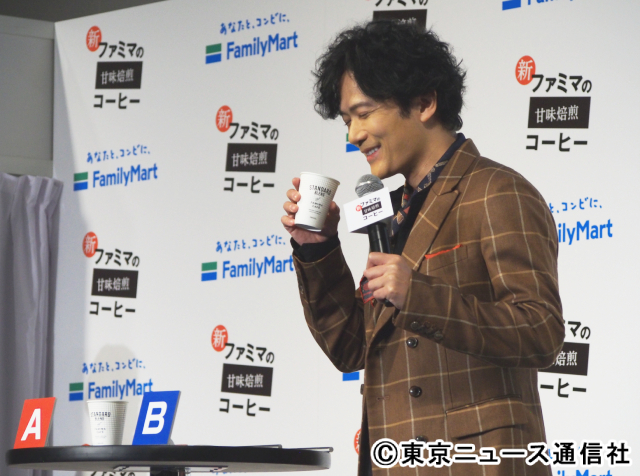 稲垣吾郎「今朝、焙煎したばかりの僕です」。ファミマのブレンドコーヒー新CMキャラクターに就任！