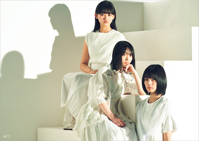 櫻坂46のセンター、森田ひかる＆藤吉夏鈴＆山﨑天が集結！「B.L.T. 1月号」表紙を公開