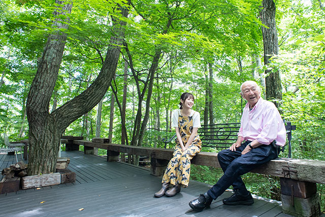 日本の野鳥文化を見守る柳生博と愛鳥家・高柳明音が対談！「八ヶ岳の野鳥に逢いにきました。」
