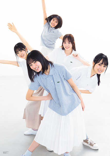 乃木坂46・4期生選抜メンバー5人が「B.L.T. 2021年3月号」に登場！