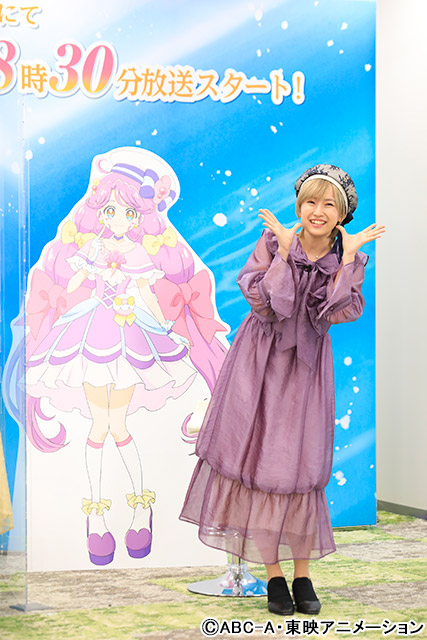 「トロピカル〜ジュ！プリキュア」ファイルーズあい、花守ゆみり、石川由依、瀬戸麻沙美、日高里菜がお披露目