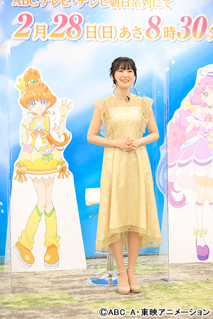 「トロピカル〜ジュ！プリキュア」ファイルーズあい、花守ゆみり、石川由依、瀬戸麻沙美、日高里菜がお披露目