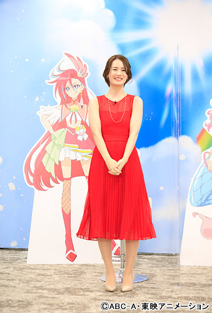 「トロピカル〜ジュ！プリキュア」ファイルーズあい、花守ゆみり、石川由依、瀬戸麻沙美、日高里菜がお披露目