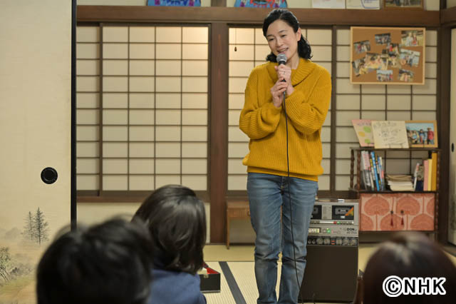 「おかえりモネ」りょーちんの母を演じる坂井真紀。「浅野さんと永瀬さんのたたずまいから家族の香りが漂ってきました」