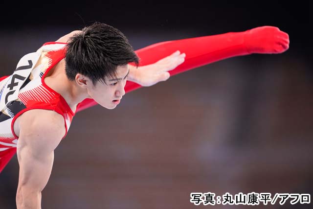 体操男子（橋本大輝）写真：YUTAKA/アフロスポーツ