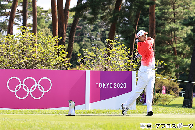 東京2020オリンピック ゴルフ（松山英樹）写真：アフロスポーツ
