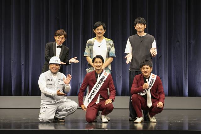 福岡よしもと劇場1周年！ 華大が後輩にエール!! “福岡住みます芸人”5代目にカイキンショウが就任