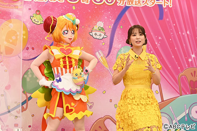 「デリシャスパーティ♡プリキュア」菱川花菜、清水理沙、井口裕香が見どころを紹介！