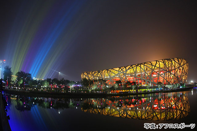 北京オリンピック 開会式／写真：アフロスポーツ