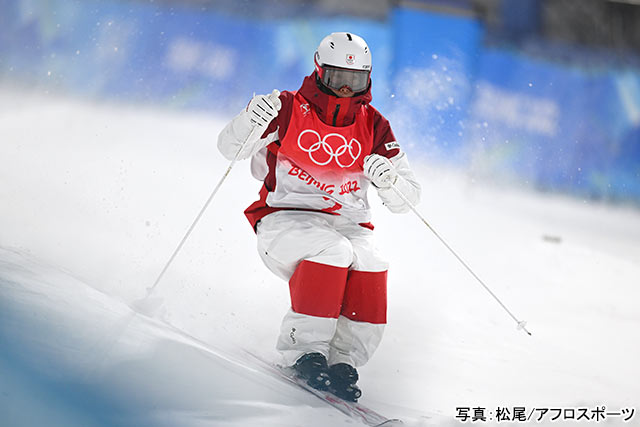 北京オリンピック2022フリースタイルスキー モーグル　写真：松尾/アフロスポーツ
