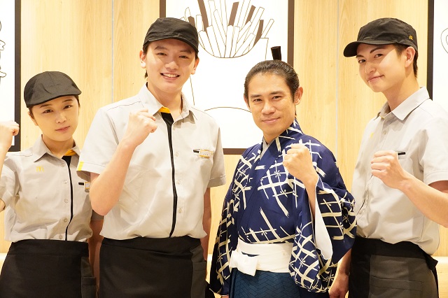 濱田龍臣×伊藤淳史×綱啓永×なえなの、アルバイトの思い出は？ 「武士が、マックで店員になった件。」インタビュー