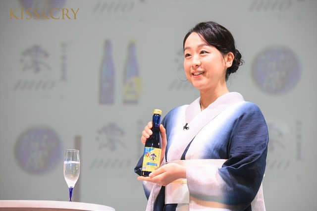 浅田真央がスパークリング清酒「澪」のイベントに登場！「日々挑戦して、自分自身が進化していけるように」