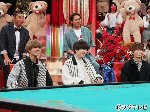 土曜プレミアム 有吉ダマせたら10万円 なにわ男子&純烈ダチョウ!