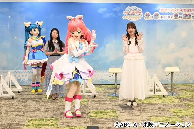 20周年を迎えたシリーズ最新作「ひろがるスカイ！プリキュア」会見に関根明良、加隈亜衣、古賀葵が登場！ サプライズ発表も