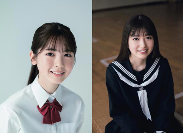 「B.L.T.graduation2023高校卒業」乃木坂46・筒井あやめ／「B.L.T.graduation2023中学卒業」乃木坂46・小川彩