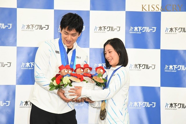 三浦璃来＆木原龍一が年間グランドスラム達成を報告！「来シーズンも自分たちらしく」