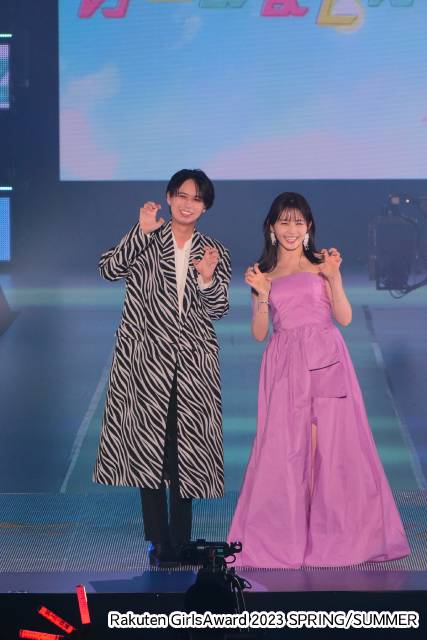 「Rakuten GirlsAward 2023 SPRING/SUMMER」井上瑞稀＆久間田琳加