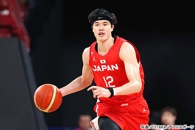 渡邊雄太（2023バスケ男子日本代表）　写真：YUTAKA/アフロスポーツ