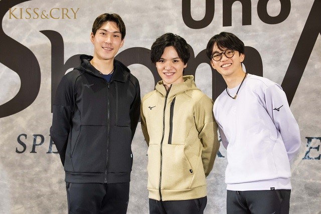 ミズノ「宇野昌磨選手トークライブ2023」に宇野昌磨、友野一希、田中刑事が登場！「残りの競技人生、“爪痕”を残すのもいいな」