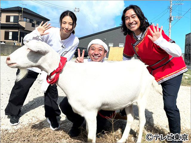 トータス松本が「ヤギと大悟」に登場！ MEGUMIは激ユルのロケを満喫。初めての海に大興奮のポポは…!?