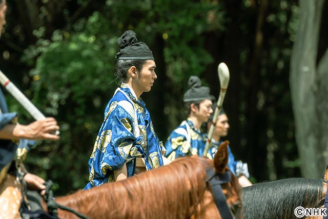 吉高由里子主演「光る君へ」で柄本佑が馬術競技・打毬の撮影に奮闘！