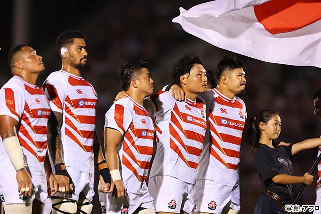 姫野和樹、稲垣啓太ほか （ラグビーW杯ラグビー 日本代表）　写真：アフロ