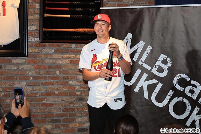 ラーズ・ヌートバー選手（MLB セントルイス・カージナルス所属）／トークショー in MLB café FUKUOKA