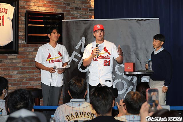 ラーズ・ヌートバー選手（MLB セントルイス・カージナルス所属）／トークショー in MLB café FUKUOKA