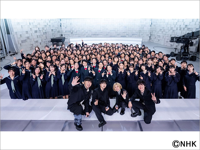 Official髭男dismを女子中学生150人とガチトーク！「Nコン」課題曲「Chessboard」がつないだ絆
