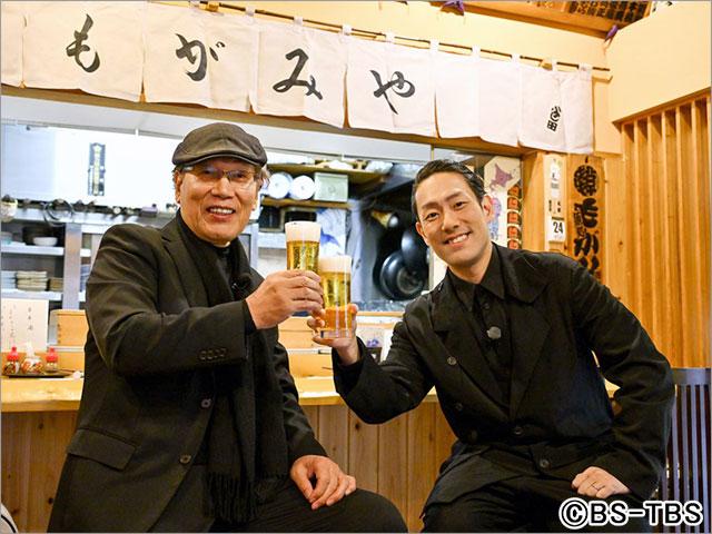 中村勘九郎が「吉田類の酒場放浪記」に登場。浅草のゆかりの地を散策してビールで乾杯！