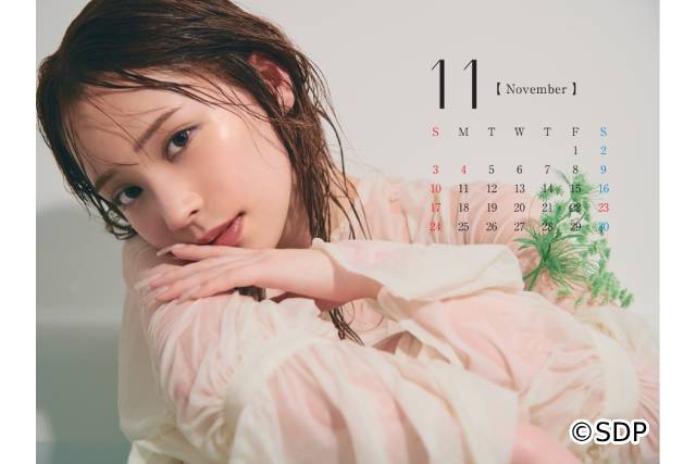 「マルス-ゼロの革命-」で女優としても活躍中の那須ほほみ、花をテーマにした自身初のカレンダーを発売！
