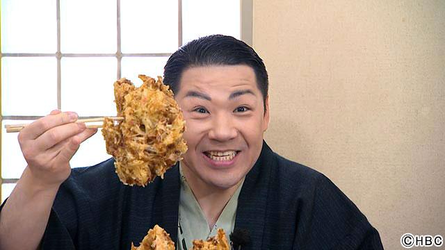 大江裕が名物「キャベツ天丼」を楽しむ／HBC北海道放「大江裕の北海道 湯るり旅」