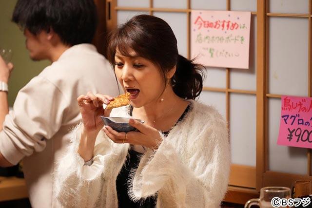 スペシャルインタビュー：飯島直子／「飯島直子の今夜一杯いっちゃう？」撮影風景