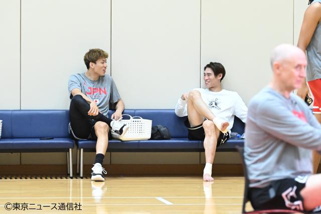 バスケ男子日本代表・強化試合直前合宿フォトリポート。パリ五輪「最終メンバー12人」へのサバイバルがスタート!