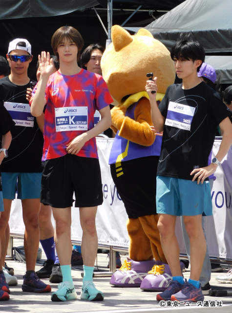 &TEAM・K、5kmを爽やかに快走「体はアスリート、顔はアイドルを意識」世界陸上も全力サポートへ!