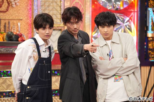 綾野剛＆本田真凜が「Golden SixTONES」に登場！“軌道戦隊ルートマン”で戦隊ポーズも披露