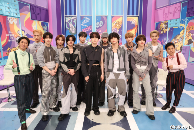 Stray Kidsが「週刊ナイナイミュージック」に初登場♪　INIは激辛演技力対決に挑戦！