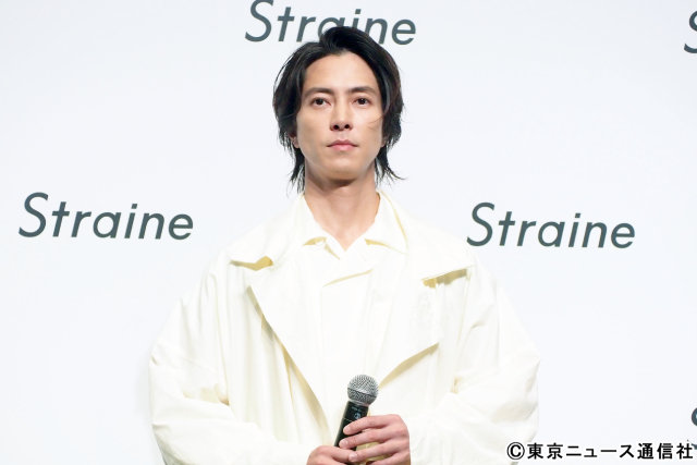 山下智久がヘアケアブランド「Straine」発表会に登場！　名前を間違えられても笑顔で神対応！