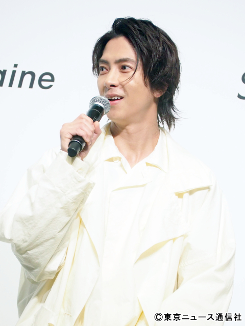 山下智久がヘアケアブランド「Straine」発表会に登場！　名前を間違えられても笑顔で神対応！