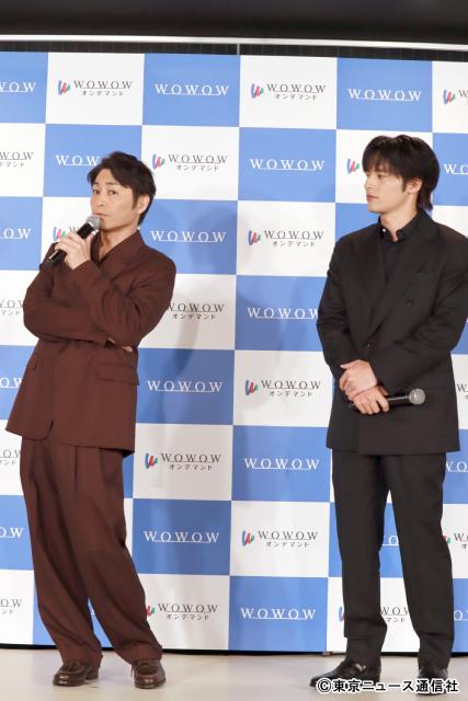 安田顕＆水上恒司「怪物」完成報告会に登場「ベタベタしないように関係性を築いた」
