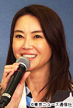 「能面検事」会見:観月ありさ/仁科睦美 「能面検事」会見:観月ありさ/仁科睦美