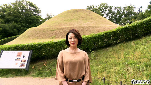 檀れいが壁画修復見学のために高松塚古墳を訪れる／BSフジ「旅する百人一首～みやびな日本の情景～」