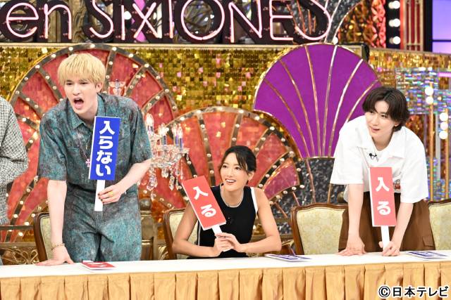菜々緒がSixTONESと“サイズの晩餐”に挑戦＆大栄翔とのぶつかり稽古に騒然!?